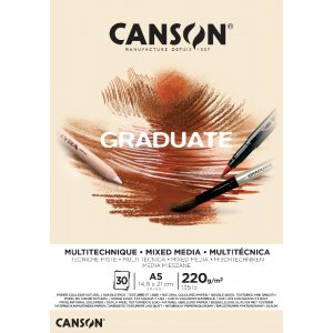 Graduate Mixedmedia Block 220g 30 Blatt - Gulockra Graduate Mixedmedia Block 220g 30 Blatt - Gulockra