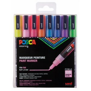Posset PC-3M Glitzer - 8 Stifte Posset PC-3M Glitzer - 8 Stifte