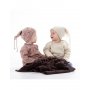 Strickmuster - Muster gestrickter und glatt gestrickter Pullover, Mtze und Decke