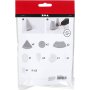 Mini-DIY-Kit - grau - skandinavischer Weihnachtsmann