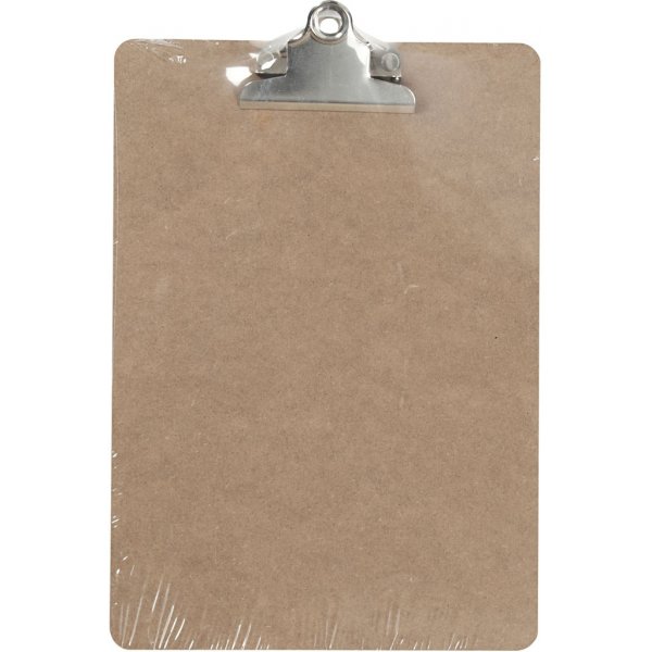 Klemmbrett/Zeichenblock - Silber - A5