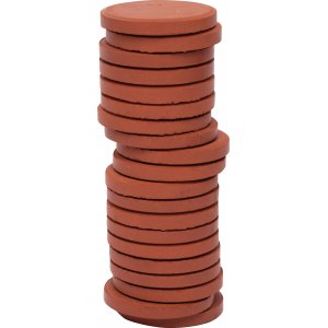 Farbpucks ø 30 mm - braun - 20 Stk Farbpucks ø 30 mm - braun - 20 Stk