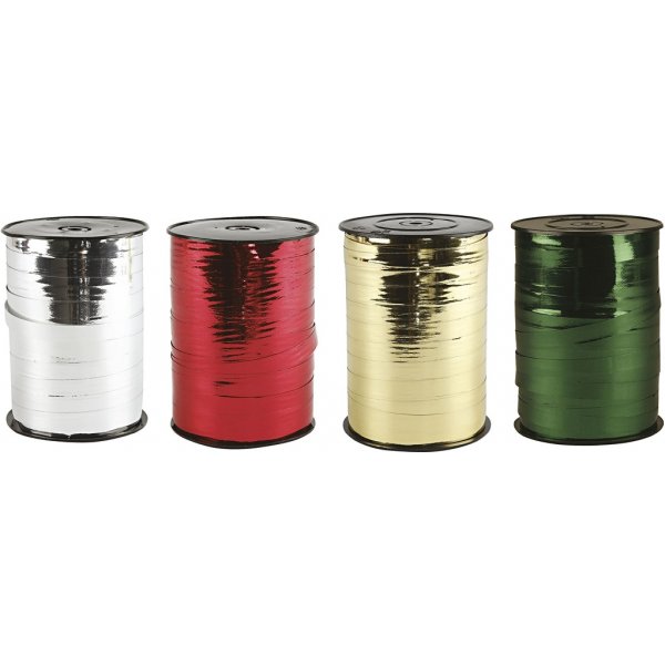 Geschenkkordel - glnzend - 4 x 250 m