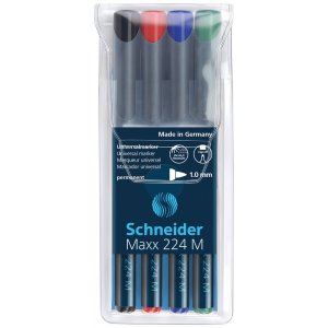 Maxx 224 M (1,0 mm) Permanent - 4er-Pack Maxx 224 M (1,0 mm) Permanent - 4er-Pack