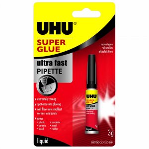 Sekundenkleber mit Pip UHU - 3g Sekundenkleber mit Pip UHU - 3g