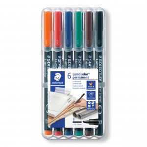 OH Pen Lumocolor Permanent 1-2,5 mm - 6 Stifte OH Pen Lumocolor Permanent 1-2,5 mm - 6 Stifte