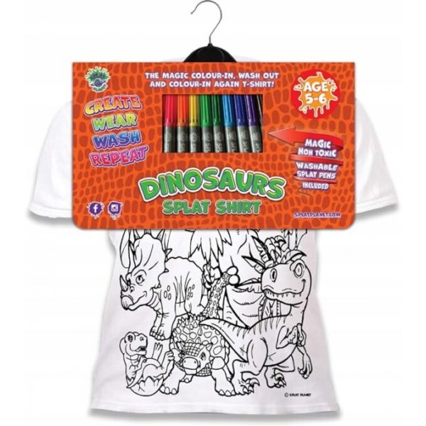 Färben Sie Ihr T-Shirt - Dinosaurier Färben Sie Ihr T-Shirt - Dinosaurier