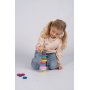 Runde bunte Holzsteine 20 Stk