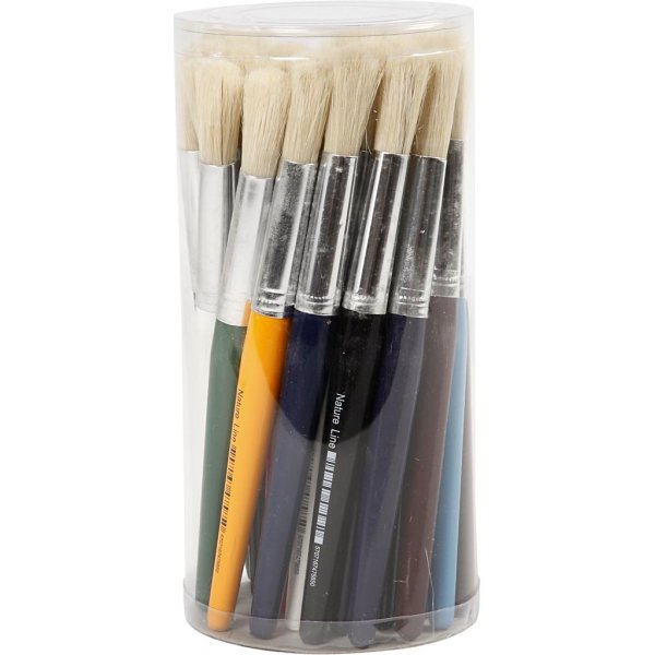 Kinderpinsel - rund - 30 Stk