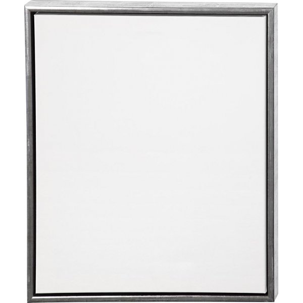 ArtistLine Leinwand mit Rahmen - Antiksilber/Wei - 54 x 64 cm