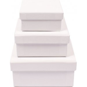 Papierbox, quadratisch, 10x10x4, 8x8x3,5, 9x8x3, 3 Stk Papierbox, quadratisch, 10x10x4, 8x8x3,5, 9x8x3, 3 Stk