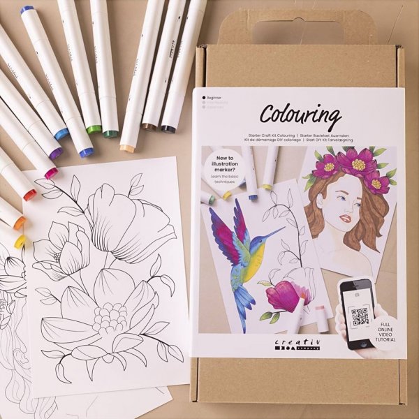 Starten Sie das DIY-Kit zum Ausmalen - Zeichenstift