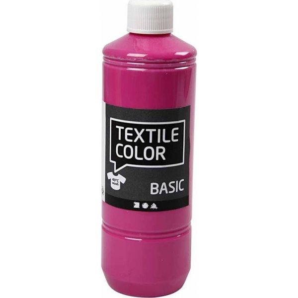 Textile Color Textilfarbe - Rosa - 500 ml