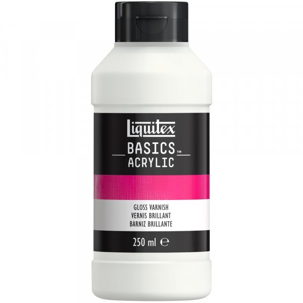 Acrylmedium - Liquitex Basics Additives - 250 ml - Flasche Glanzlack