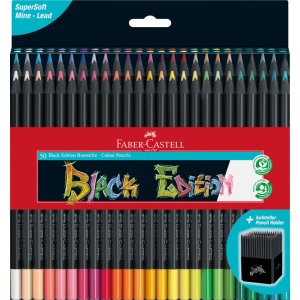 Farbstiftset - Faber-Castell - Black Edition - 50 Farben Farbstiftset - Faber-Castell - Black Edition - 50 Farben
