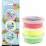 Foam Clay - hellgrn - neonpink - neongelb - 3 x 14 g