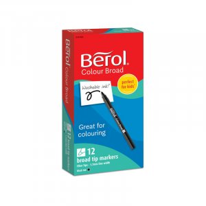 Faserstift - Berol Colorbroad - Schwarz Faserstift - Berol Colorbroad - Schwarz