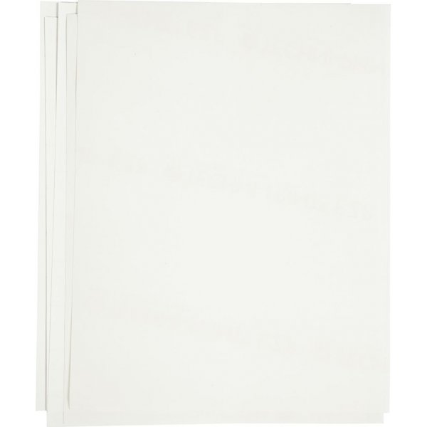 Transferfolie - wei - fr helle und dunkle Textilien - 12 Blatt