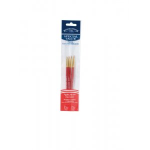 Synthetische Bürsten W&N Golden Synthetic - 4er-Pack Synthetische Bürsten W&N Golden Synthetic - 4er-Pack
