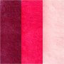 Kardierte Wolle - Lila/Rosa-Harmonie - 3 x 10 g