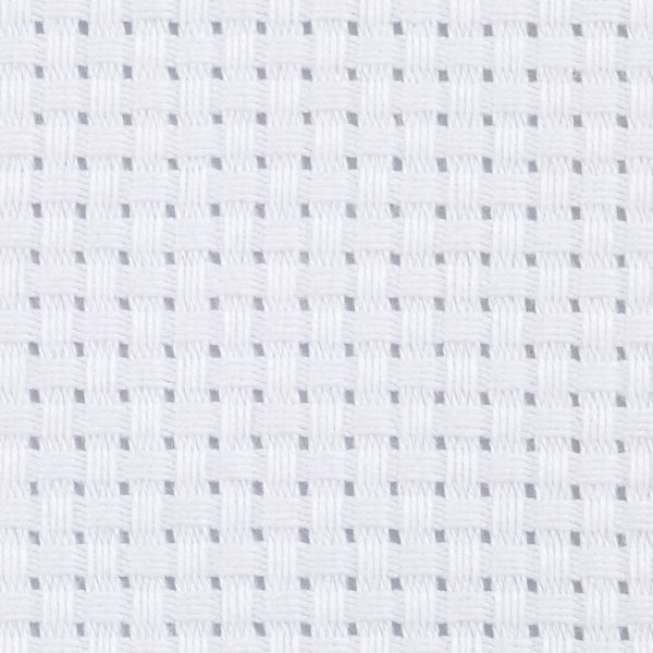 Aida-Stickstoff extra weich - wei - 50 x 50 cm, 35 Quadrate pro 10 cm