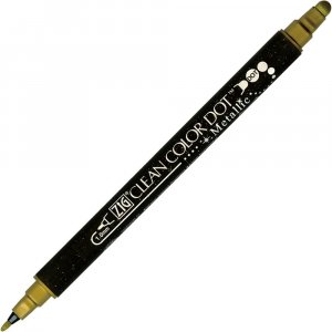 Pigmentstift ZIG Clean Color Dot - Metallic Pigmentstift ZIG Clean Color Dot - Metallic