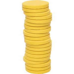 Farbpucks ø 30 mm - hellgelb - 20 Stk Farbpucks ø 30 mm - hellgelb - 20 Stk
