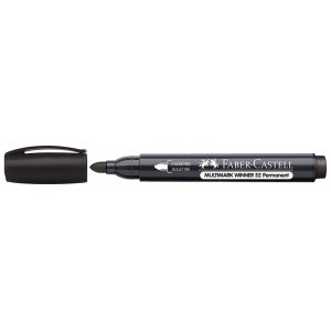 Markierstift - Faber-Castell - Multimark Winner 52 - Rund 2,8 mm - Schwarz Markierstift - Faber-Castell - Multimark Winner 52 - Rund 2,8 mm - Schwarz