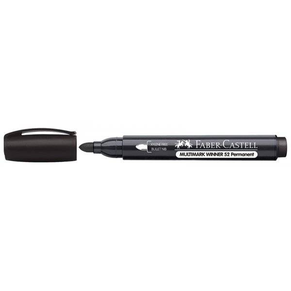 Markierstift - Faber-Castell - Multimark Winner 52 - Rund 2,8 mm - Schwarz