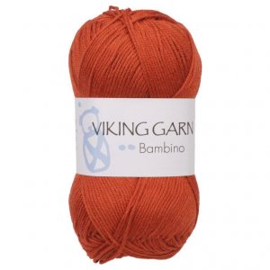 Wikingergarn Bambino 50g - Dunkelorange (452) Wikingergarn Bambino 50g - Dunkelorange (452)