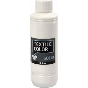 Textil Feste Textilfarbe - weiß - deckend - 250 ml Textil Feste Textilfarbe - weiß - deckend - 250 ml