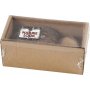 Holzbretter 9,5 x 6 cm - 12 Stk