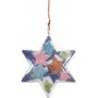 Deko-Stern - transparent - 5 Stk
