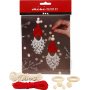 Mini-DIY-Kit - Makramee-Weihnachtsmann