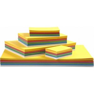 Federkarton - gemischte Farben - A2, A3, A4, A5, A6 - 1800 Blatt Federkarton - gemischte Farben - A2, A3, A4, A5, A6 - 1800 Blatt