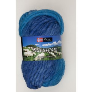 Wikingergarn Naturgarn 50g - Multi Türkis (629) Wikingergarn Naturgarn 50g - Multi Türkis (629)