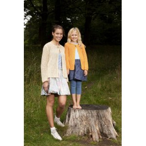 Strickmuster - Strukturierte Strickjacke (Juniorgrößen) Strickmuster - Strukturierte Strickjacke (Juniorgrößen)