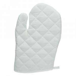 Topfhandschuh aus Baumwolle 30x19,5 cm - weiß Topfhandschuh aus Baumwolle 30x19,5 cm - weiß