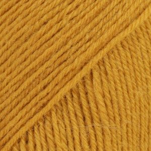 DROPS Fabel Uni Color Garn - 50 g - Senfgelb (111) DROPS Fabel Uni Color Garn - 50 g - Senfgelb (111)