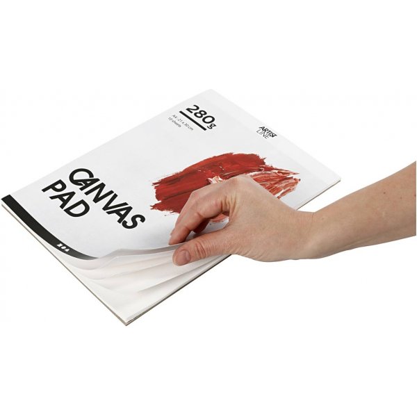 Malblock - wei - A4 - 10 Blatt