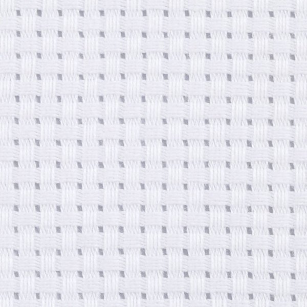 Aida-Stickstoff extra weich - wei - 50 x 50 cm, 35 Quadrate pro 10 cm