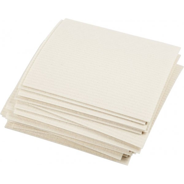 Geschirrtcher - gebrochenes Wei - 20 Stk