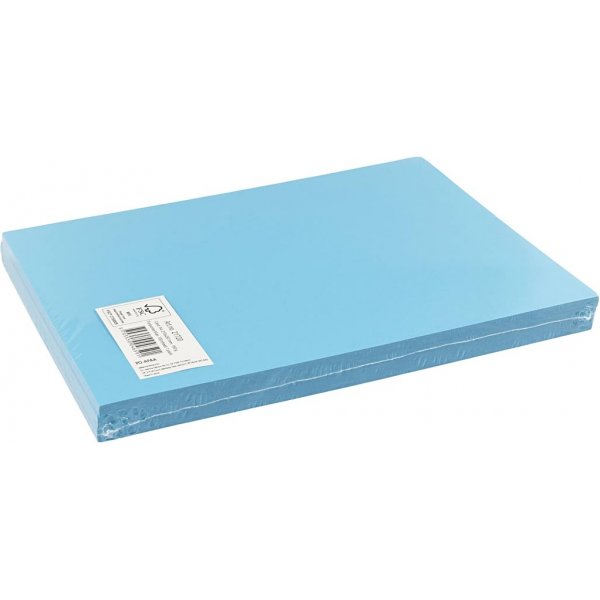 Farbiger Karton - Trkisblau - A4 - 180 g - 100 Blatt