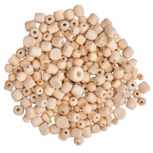 Gemischte Holzperlen 500 g Gemischte Holzperlen 500 g