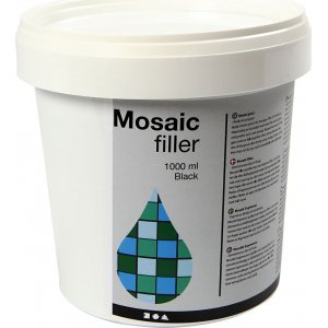 Mosaikmörtel - Schwarz - 1000 ml Mosaikmörtel - Schwarz - 1000 ml