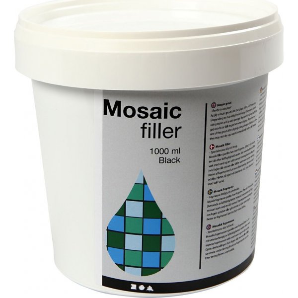 Mosaikmrtel - Schwarz - 1000 ml