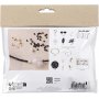 Mini DIY Kit Schmuck, schwarze Harmonie, schwere Halskette