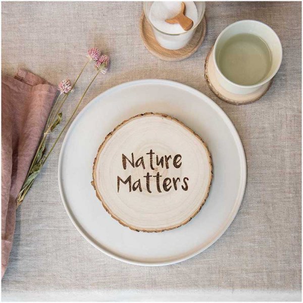 Holzuntersetzer RICO Design WOODEN DISC BIG