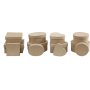 Asche - Pappmach - 72 Stk