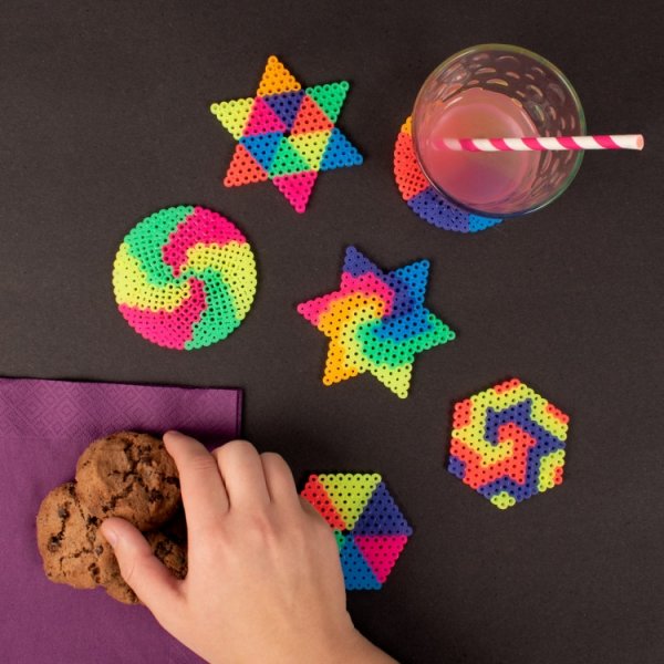 Rhrenperlen Neon - 20000 Stk